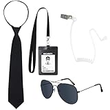 4PCS Secret Agent Accessories, Secret Service...