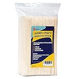 100 Piece Large Jumbo Wooden Craft Sticks (6'...