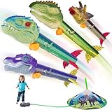 Gizzjoy Dinosaur Toy Rocket Launcher for Kids...